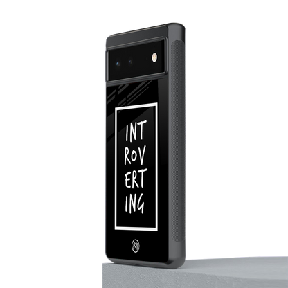 introverting back phone cover | glass case for Google Pixel 6A