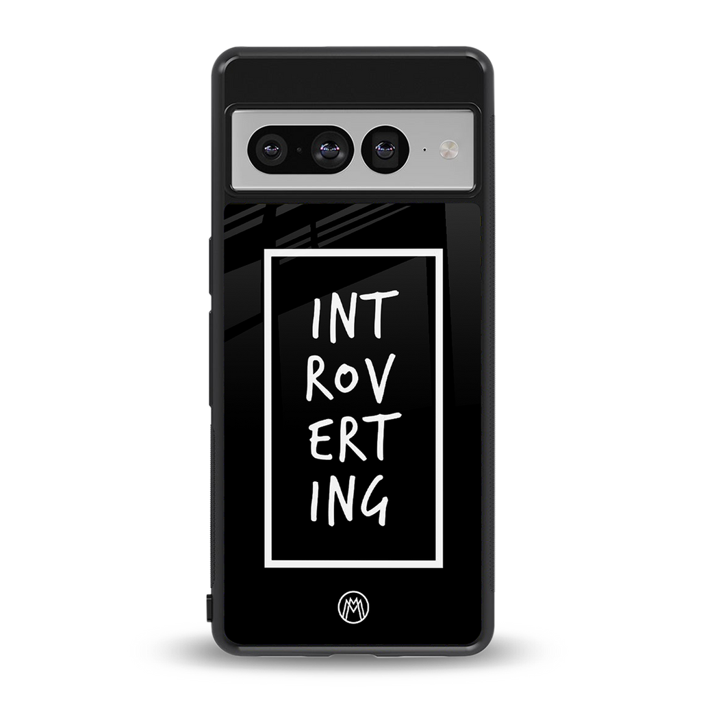introverting back phone cover | glass case for google pixel 7 pro