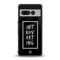 introverting back phone cover | glass case for google pixel 7 pro