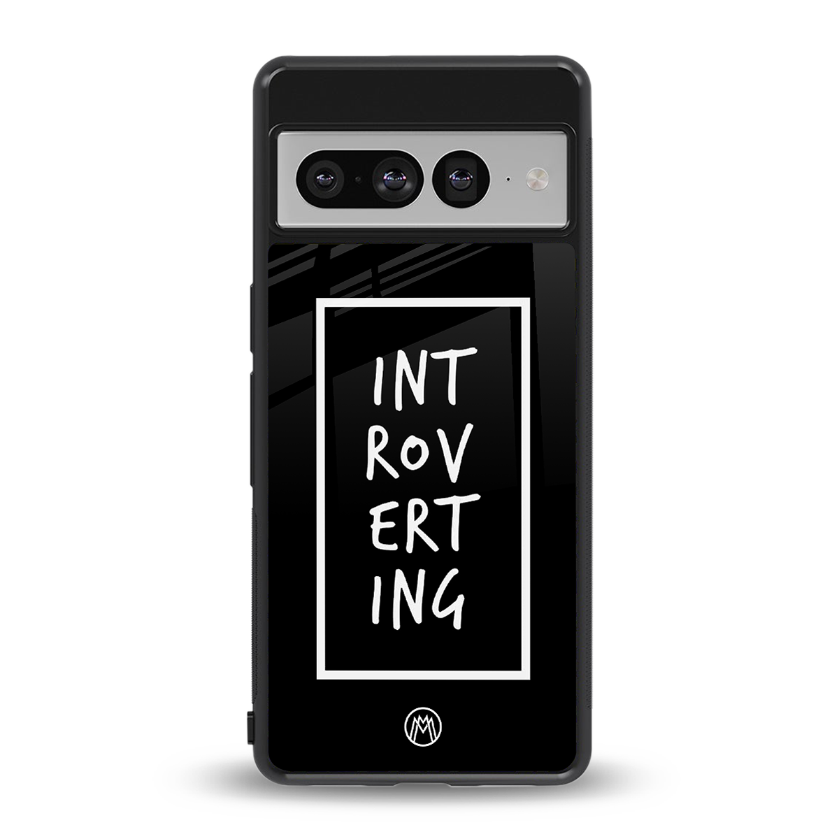 introverting back phone cover | glass case for google pixel 7 pro