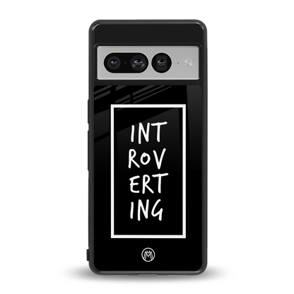 introverting back phone cover | glass case for google pixel 7 pro