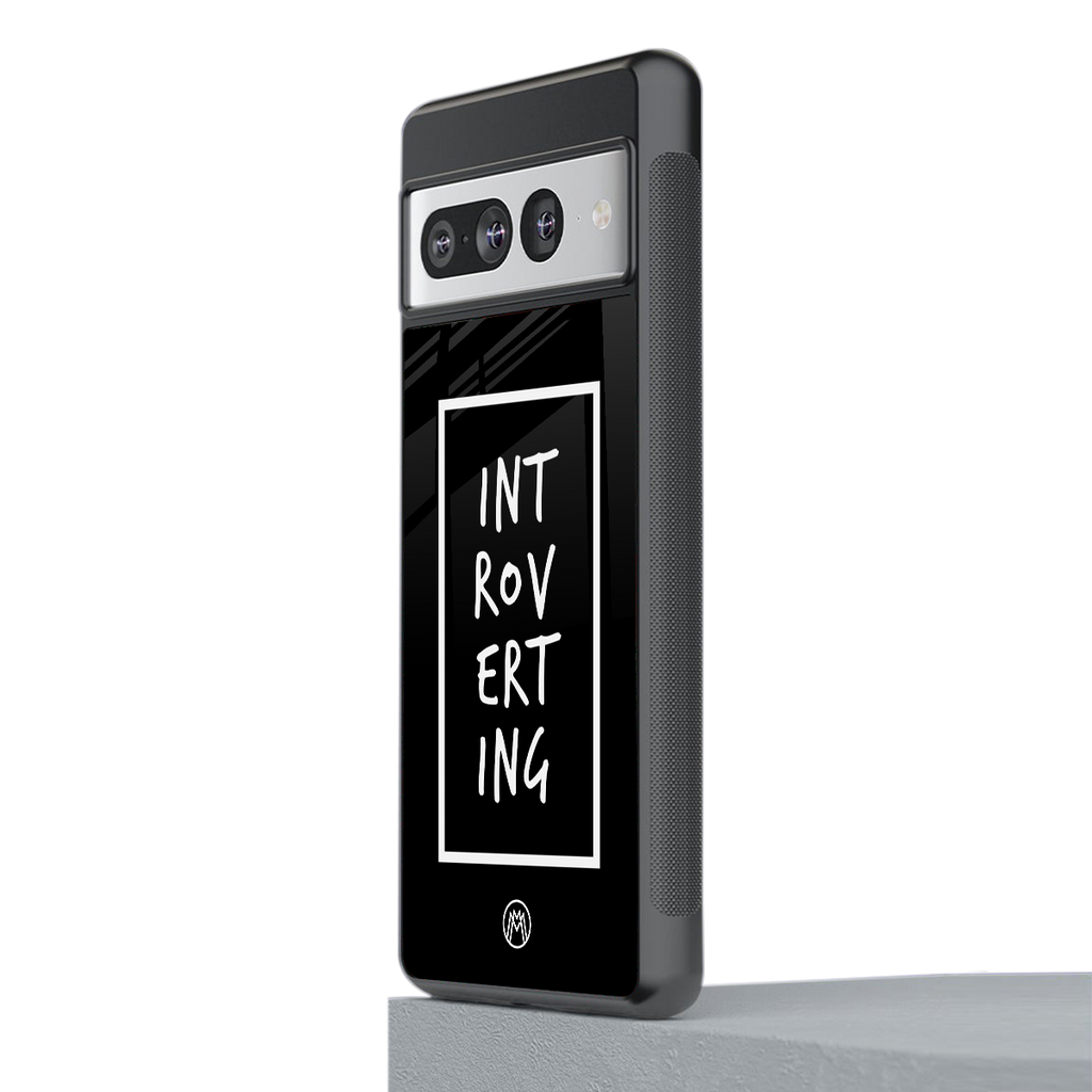 introverting back phone cover | glass case for google pixel 7 pro