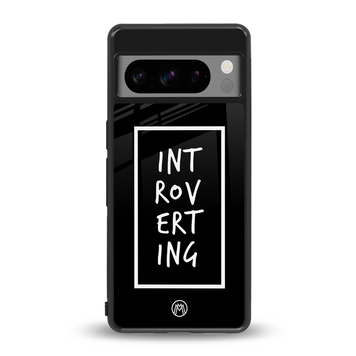 introverting back phone cover | glass case for google pixel 8 pro