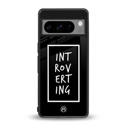 introverting back phone cover | glass case for google pixel 8 pro