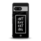 introverting back phone cover | glass case for Google Pixel 8