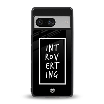 introverting back phone cover | glass case for Google Pixel 8