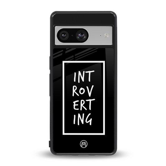 introverting back phone cover | glass case for Google Pixel 8