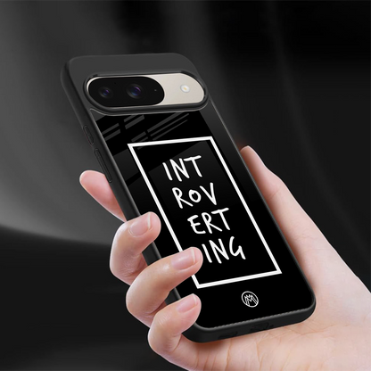 introverting back phone cover | glass case for google pixel 9