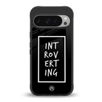 introverting back phone cover | glass case for google pixel 9 pro
