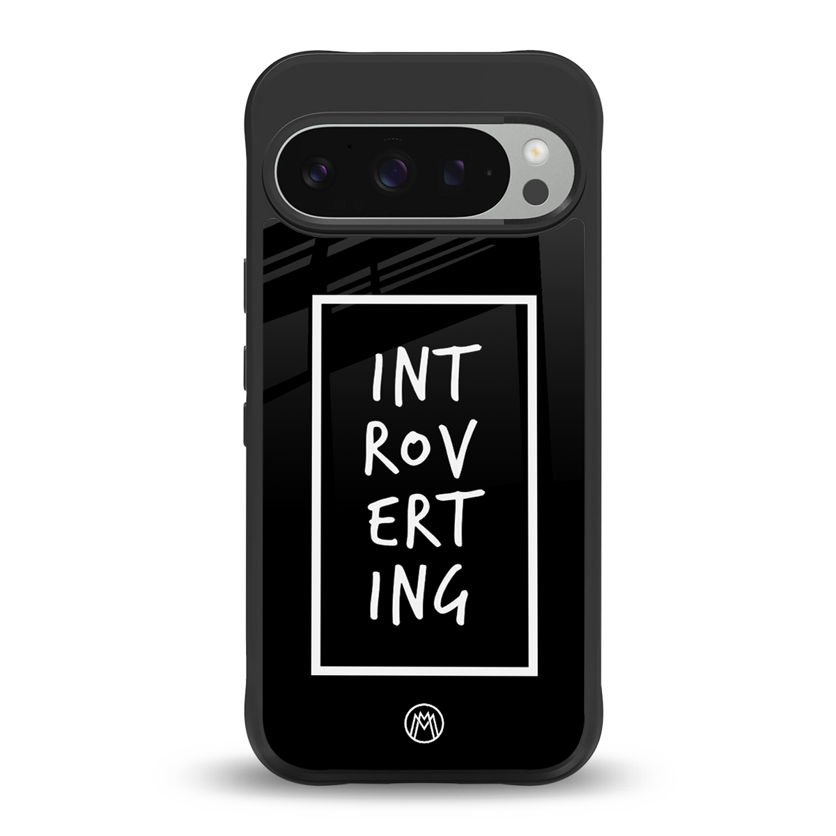 introverting back phone cover | glass case for google pixel 9 pro xl