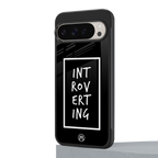 introverting back phone cover | glass case for google pixel 9 pro