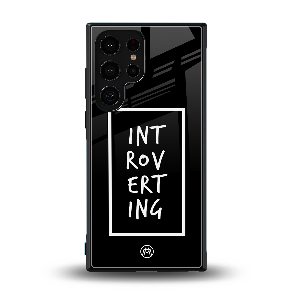 introverting back phone cover | glass case for samsung galaxy s23 ultra