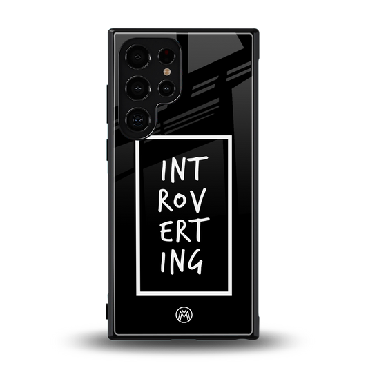 introverting back phone cover | glass case for samsung galaxy s23 ultra