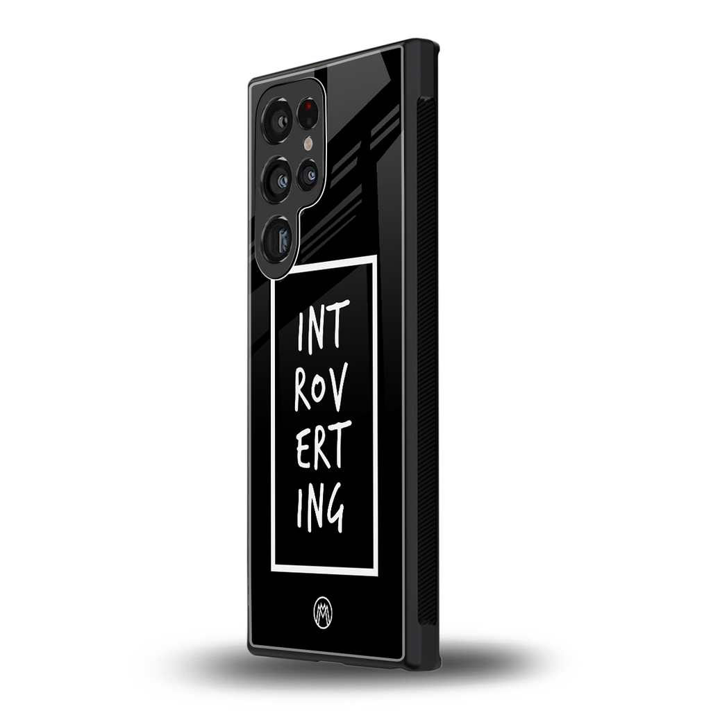 introverting back phone cover | glass case for samsung galaxy s23 ultra