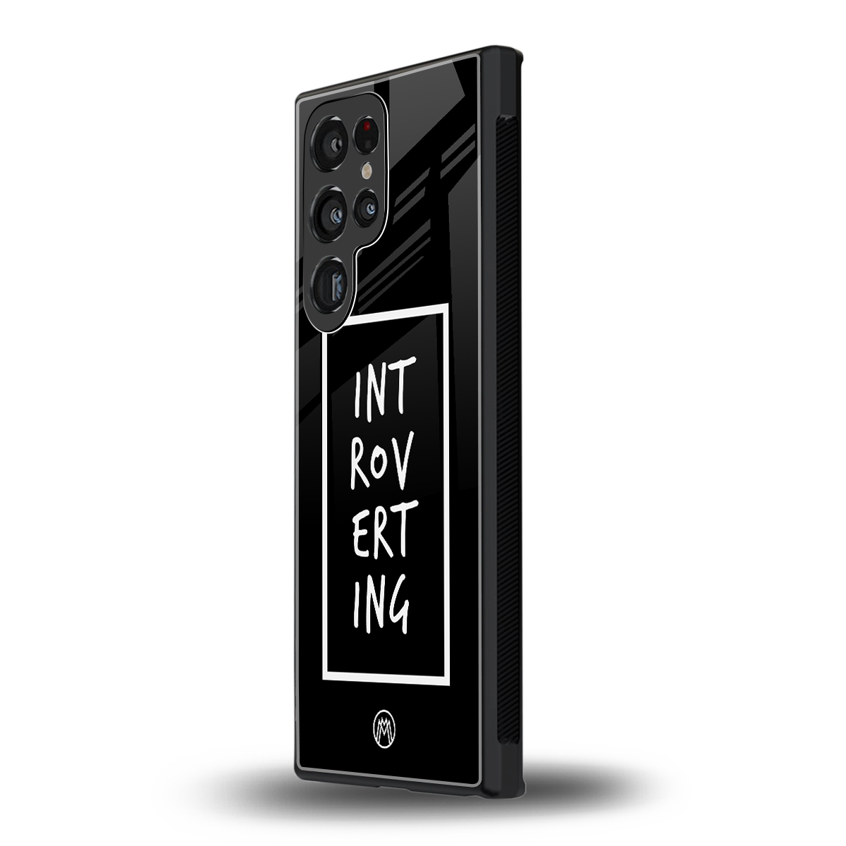 introverting back phone cover | glass case for samsung galaxy s23 ultra
