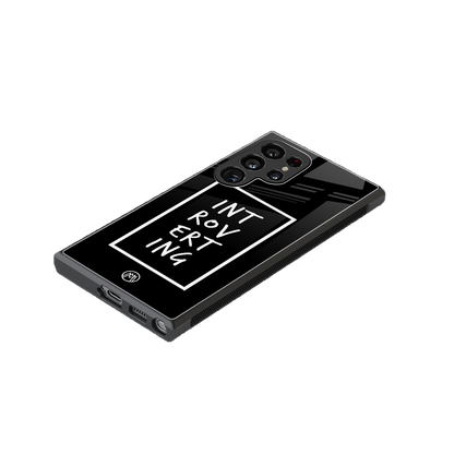 introverting back phone cover | glass case for samsung galaxy s23 ultra