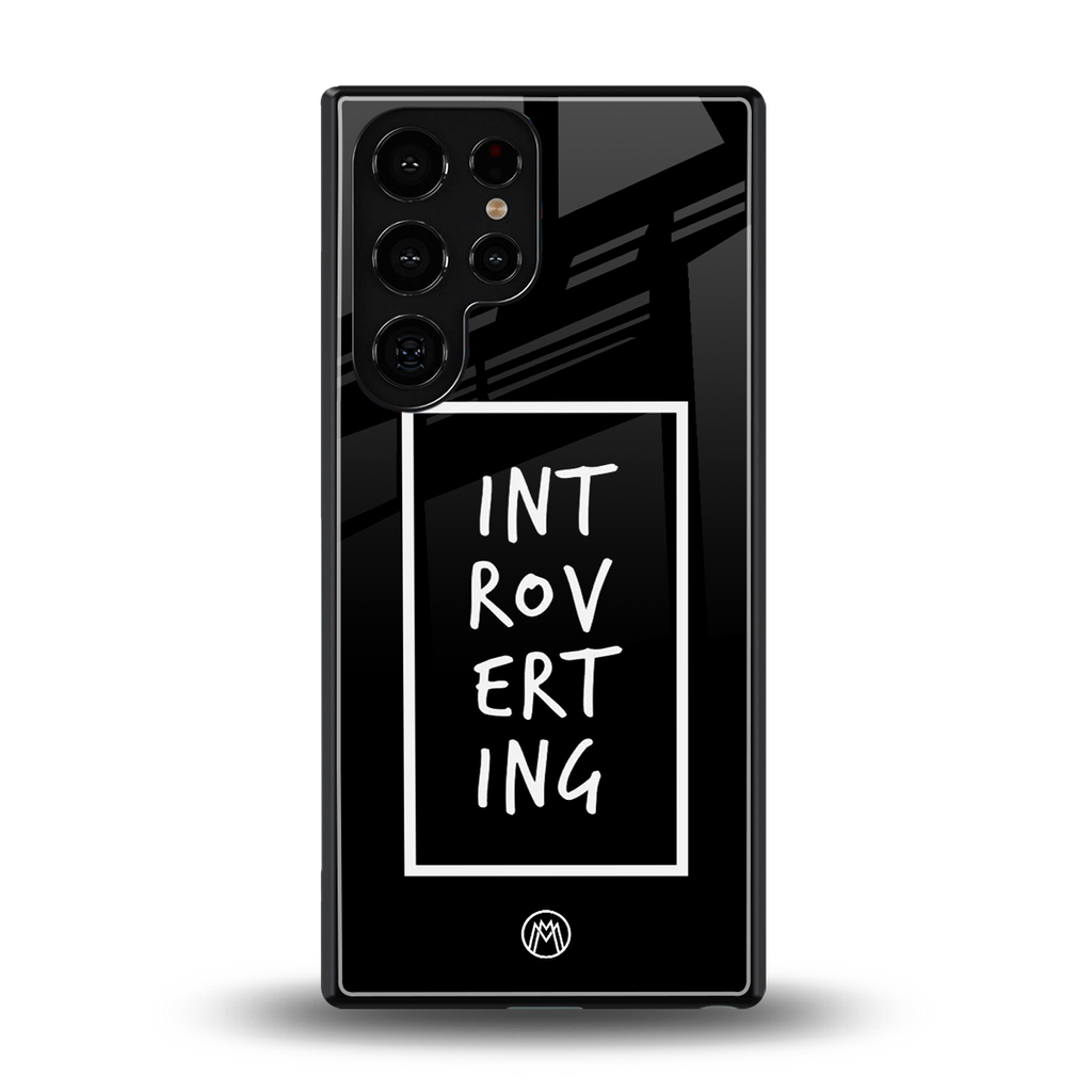 introverting back phone cover | glass case for samsung galaxy s25 ultra