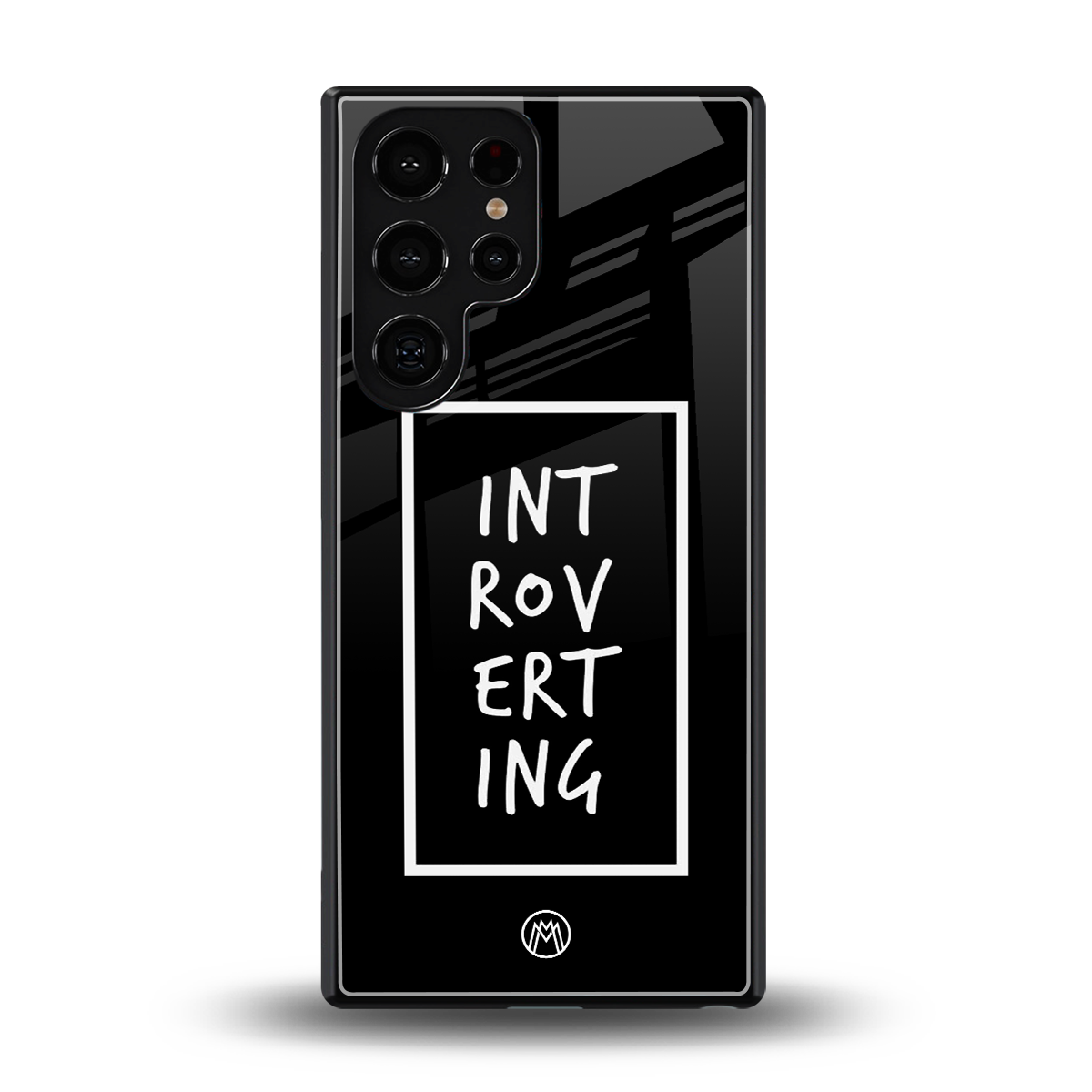 introverting back phone cover | glass case for samsung galaxy s25 ultra