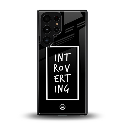 introverting back phone cover | glass case for samsung galaxy s25 ultra