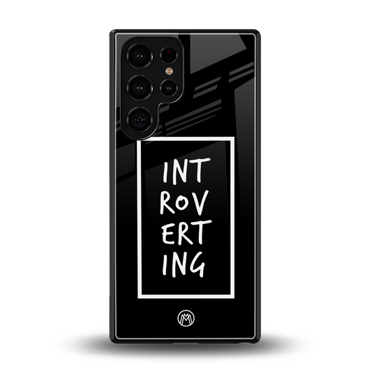 introverting back phone cover | glass case for samsung galaxy s25 ultra