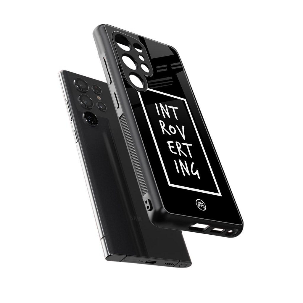introverting back phone cover | glass case for samsung galaxy s25 ultra