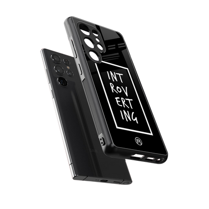 introverting back phone cover | glass case for samsung galaxy s25 ultra