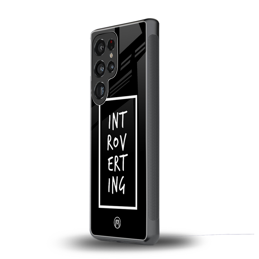 introverting back phone cover | glass case for samsung galaxy s25 ultra
