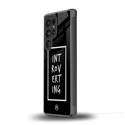 introverting back phone cover | glass case for samsung galaxy s25 ultra