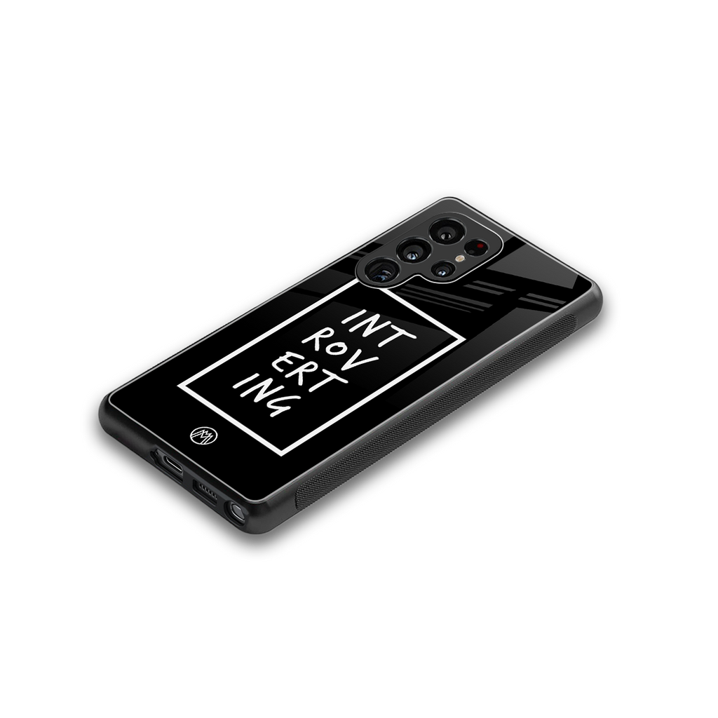 introverting back phone cover | glass case for samsung galaxy s25 ultra