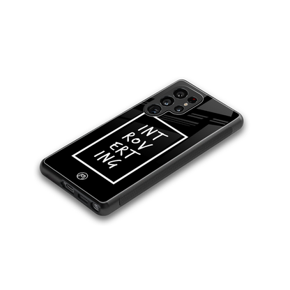 introverting back phone cover | glass case for samsung galaxy s25 ultra