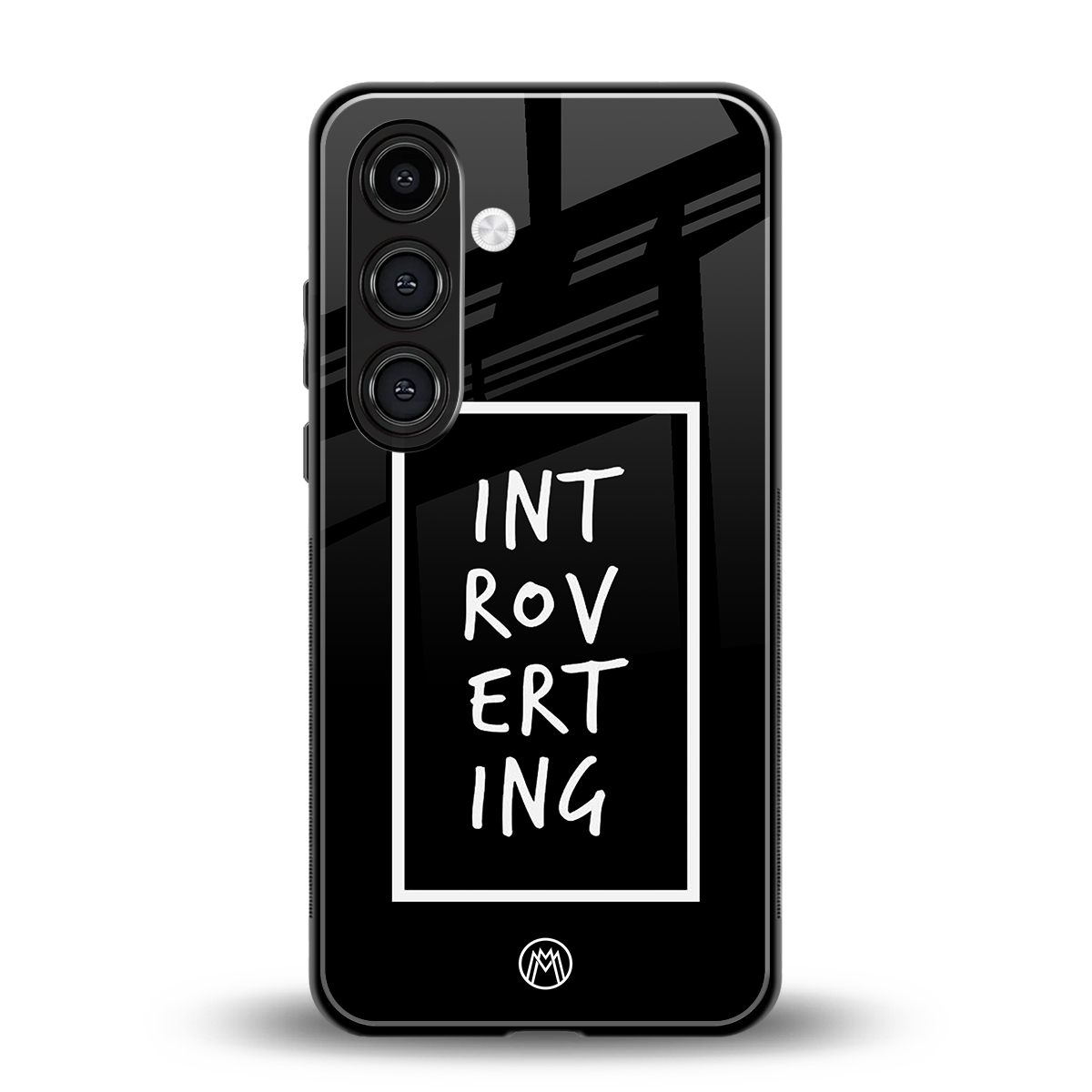 introverting back phone cover | glass case for samsung galaxy s23 plus