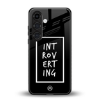 introverting back phone cover | glass case for samsung galaxy s25