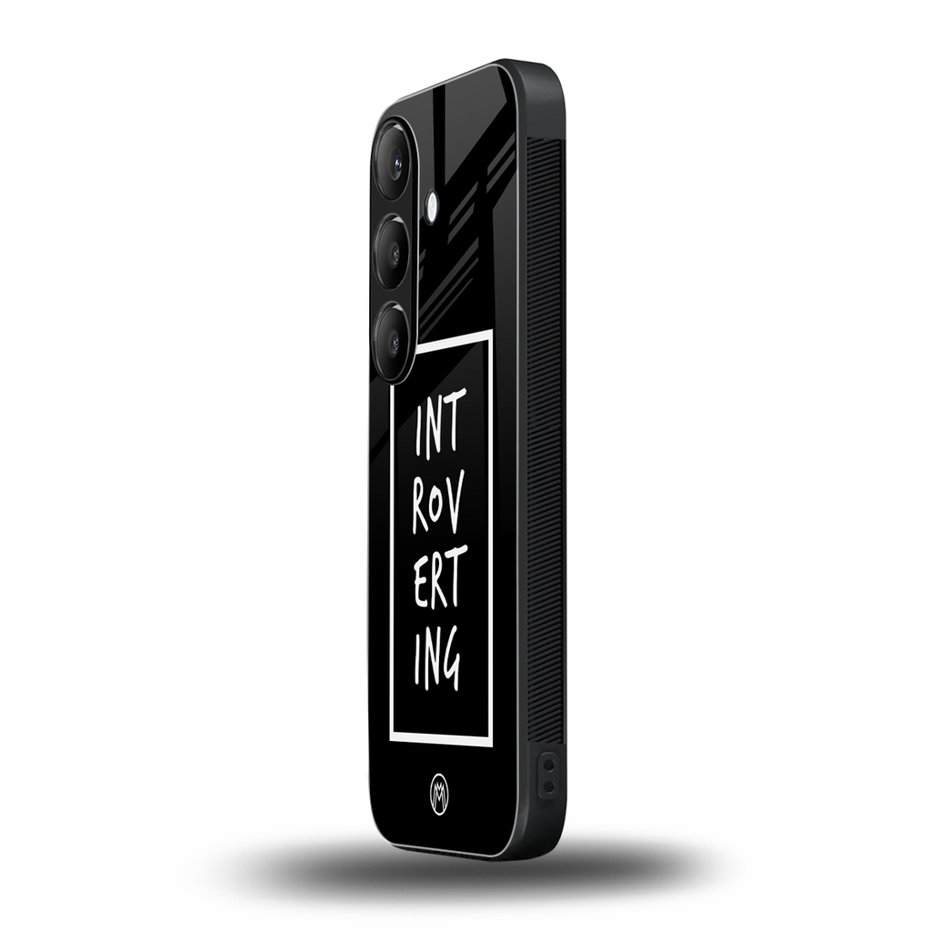 introverting back phone cover | glass case for samsung galaxy s24 fe