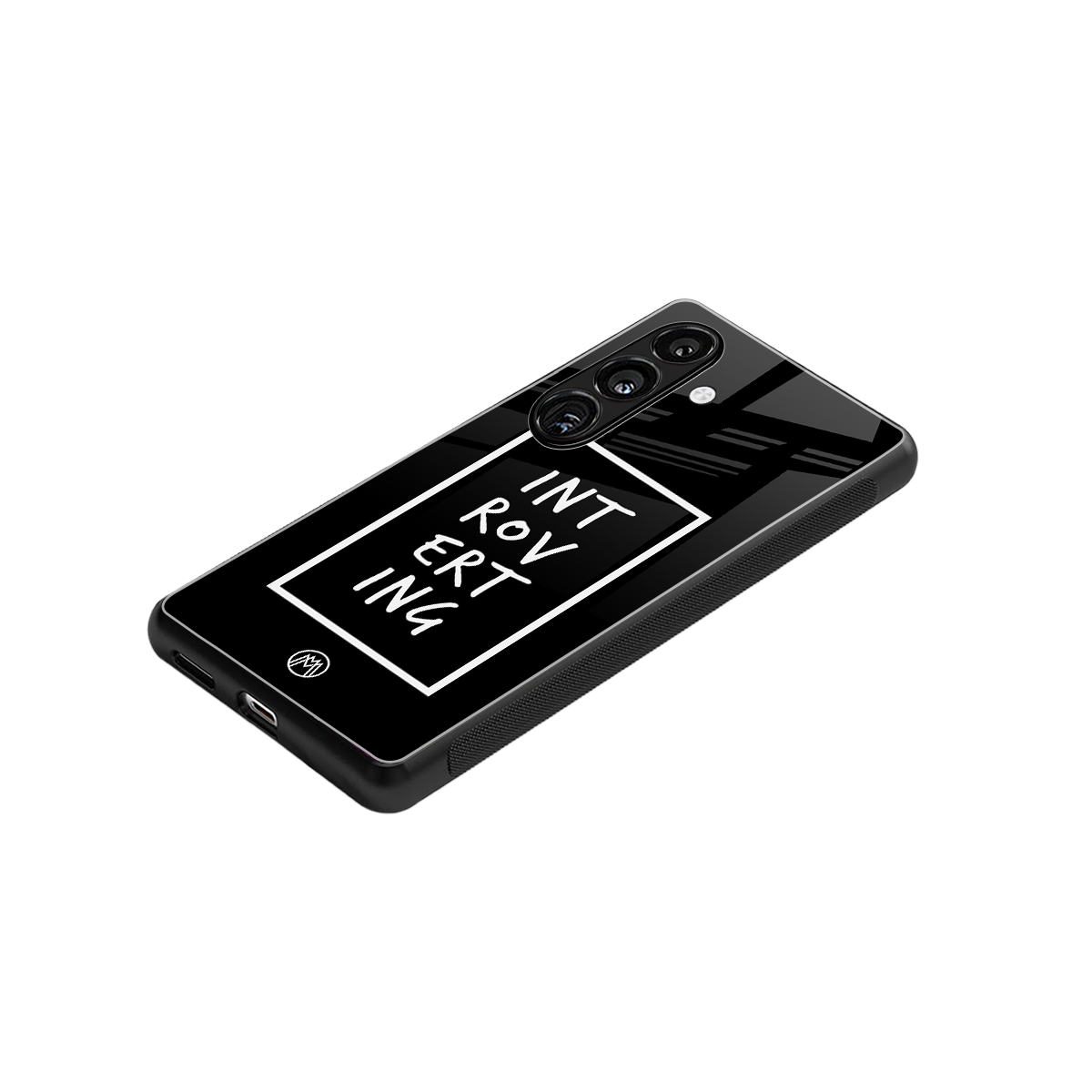 introverting back phone cover | glass case for samsung galaxy s23 plus