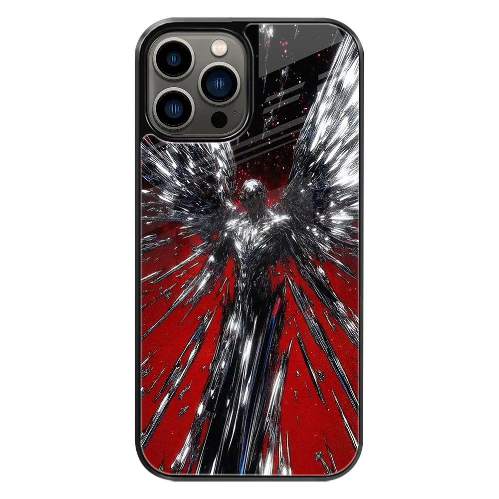 Premium Glass Back Mobile Phone Cover for iPhone, Samsung, OnePlus, Google Pixel, Redmi, Oppo, Vivo & Realme