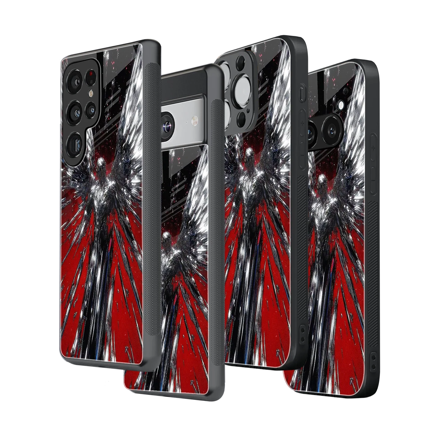 Stylish Glass Back Case for All Smartphones iPhone, Samsung, OnePlus, Pixel, Redmi, Oppo, Vivo, Motorola