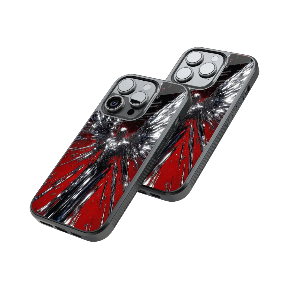 Protective Glass Back Phone Case Compatible with iPhone, Samsung, OnePlus, Pixel & More