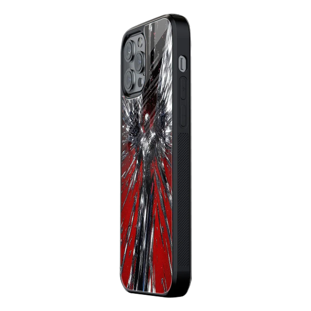 Slim Glass Back Phone Case for Multiple Brands iPhone, Samsung, Redmi, OnePlus, Oppo, Vivo