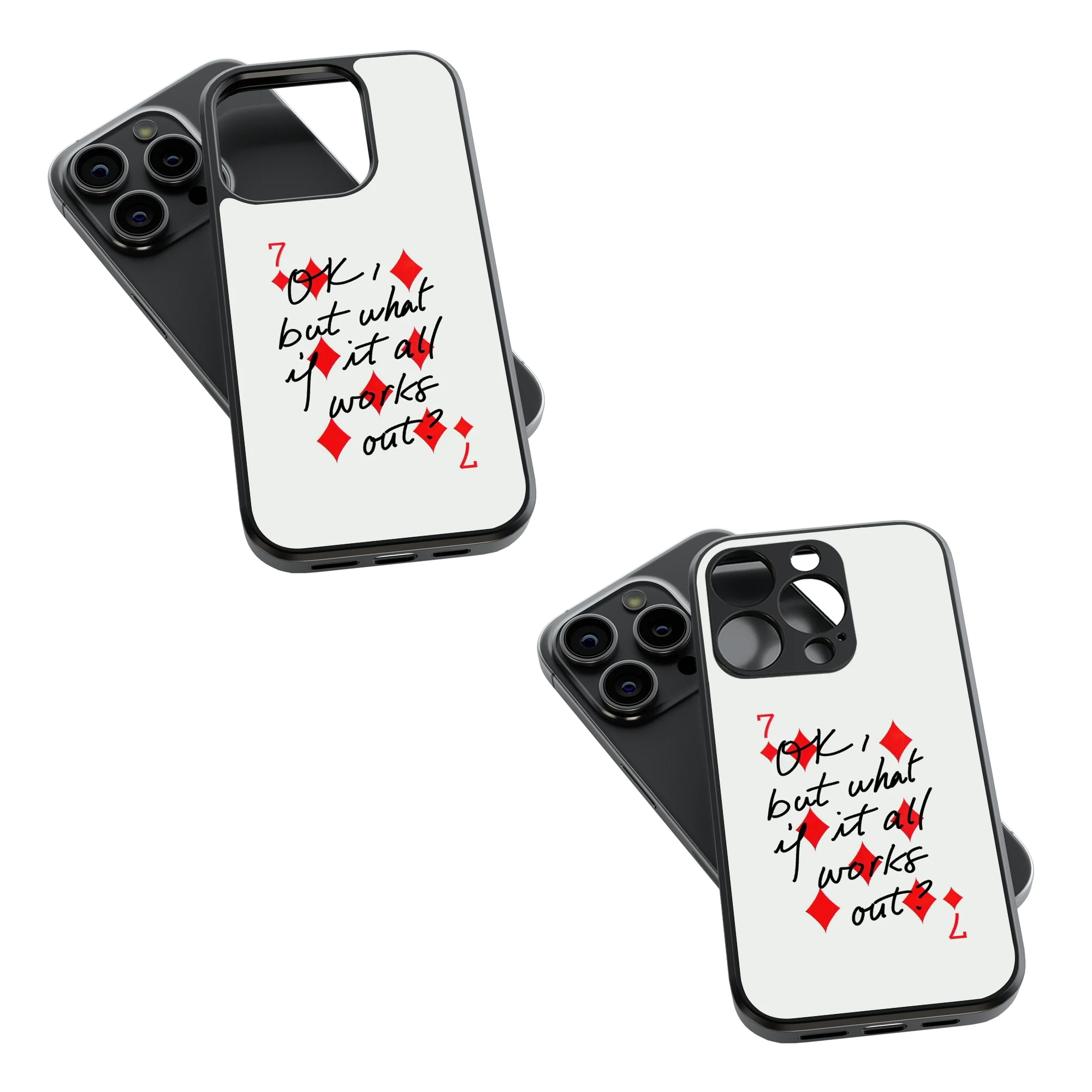 Trendy Glass Back Mobile Case for iPhone, Samsung, Redmi, OnePlus, Google Pixel, Motorola