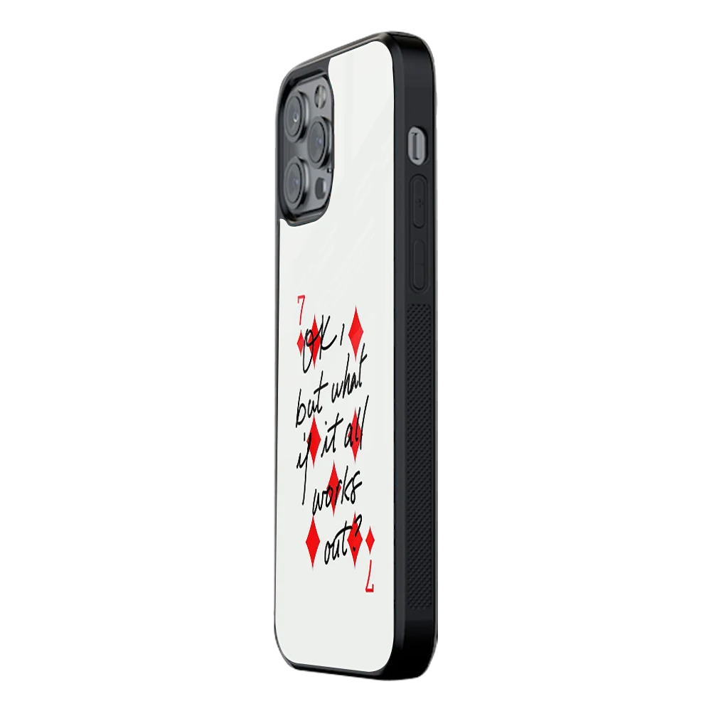 Slim Glass Back Phone Case for Multiple Brands iPhone, Samsung, Redmi, OnePlus, Oppo, Vivo