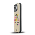 it's brutal out here back phone cover | glass case for iphone 15 pro