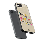 it's brutal out here back phone cover | glass case for iphone 16e