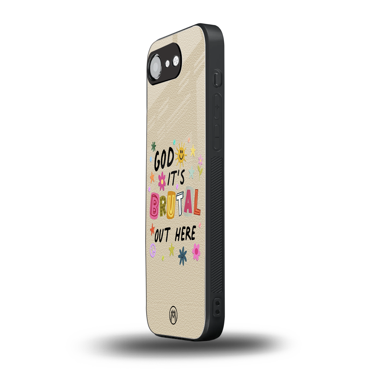 it's brutal out here back phone cover | glass case for iphone 16e