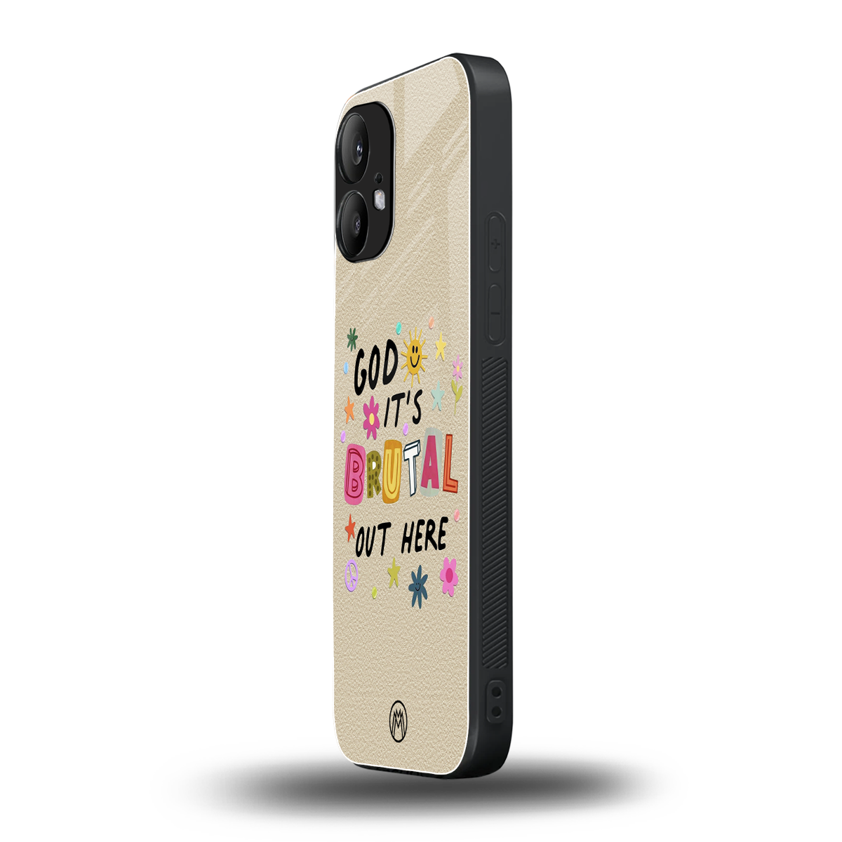 it's brutal out here back phone cover | glass case for nothing phone 2