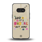 it's brutal out here back phone cover | glass case for nothing phone 2a