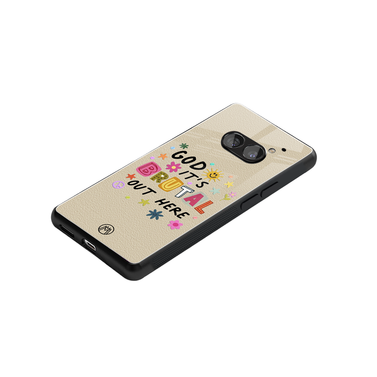 it's brutal out here back phone cover | glass case for nothing phone 2a