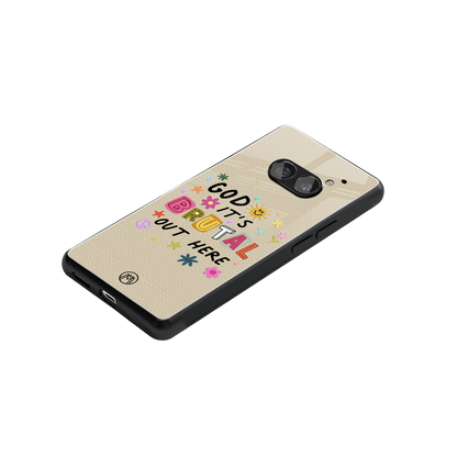 it's brutal out here back phone cover | glass case for nothing phone 2a