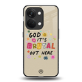 it's brutal out here back phone cover | glass case for oneplus nord 3