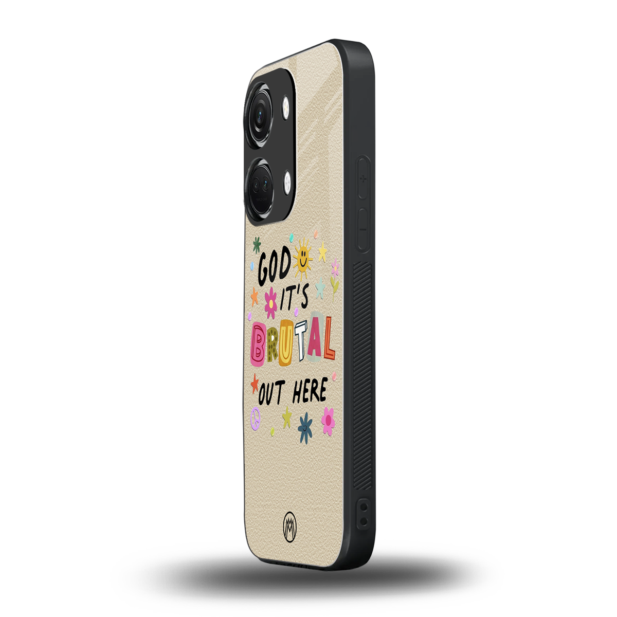 it's brutal out here back phone cover | glass case for oneplus nord 3
