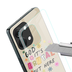 it's brutal out here back phone cover | glass case for oneplus nord 3